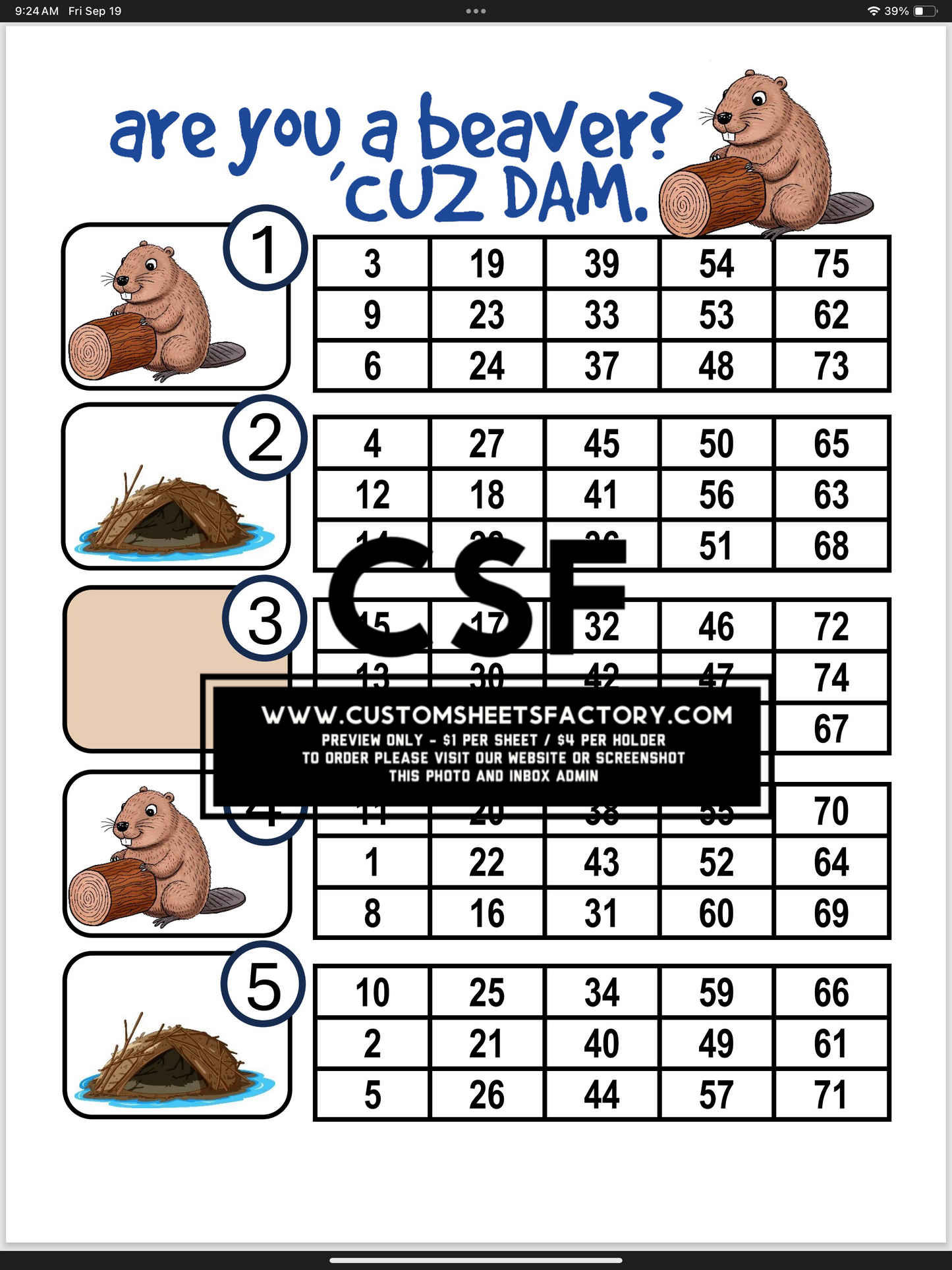Are you a beaver? Cuz Dam