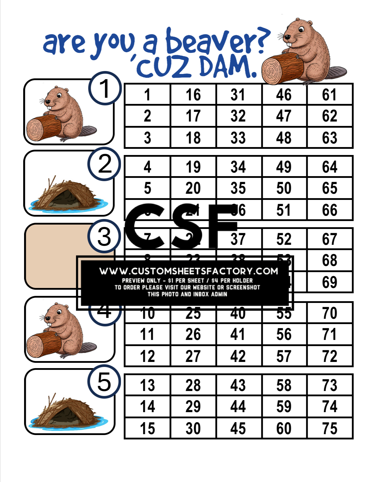 Are you a beaver? Cuz Dam