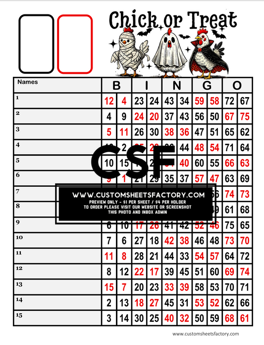 Chick or Treat - Various Designs