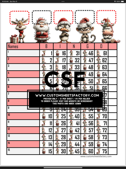 Grumpy Santa & Friends