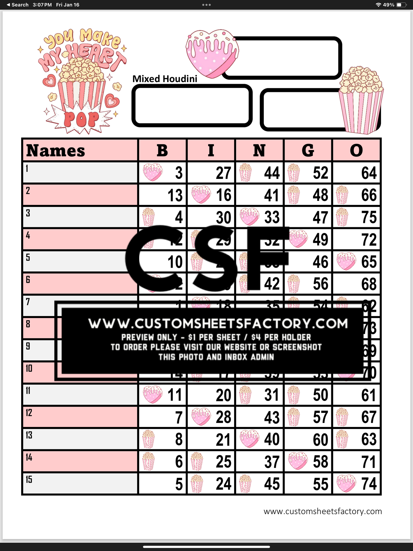 You make my Heart pop