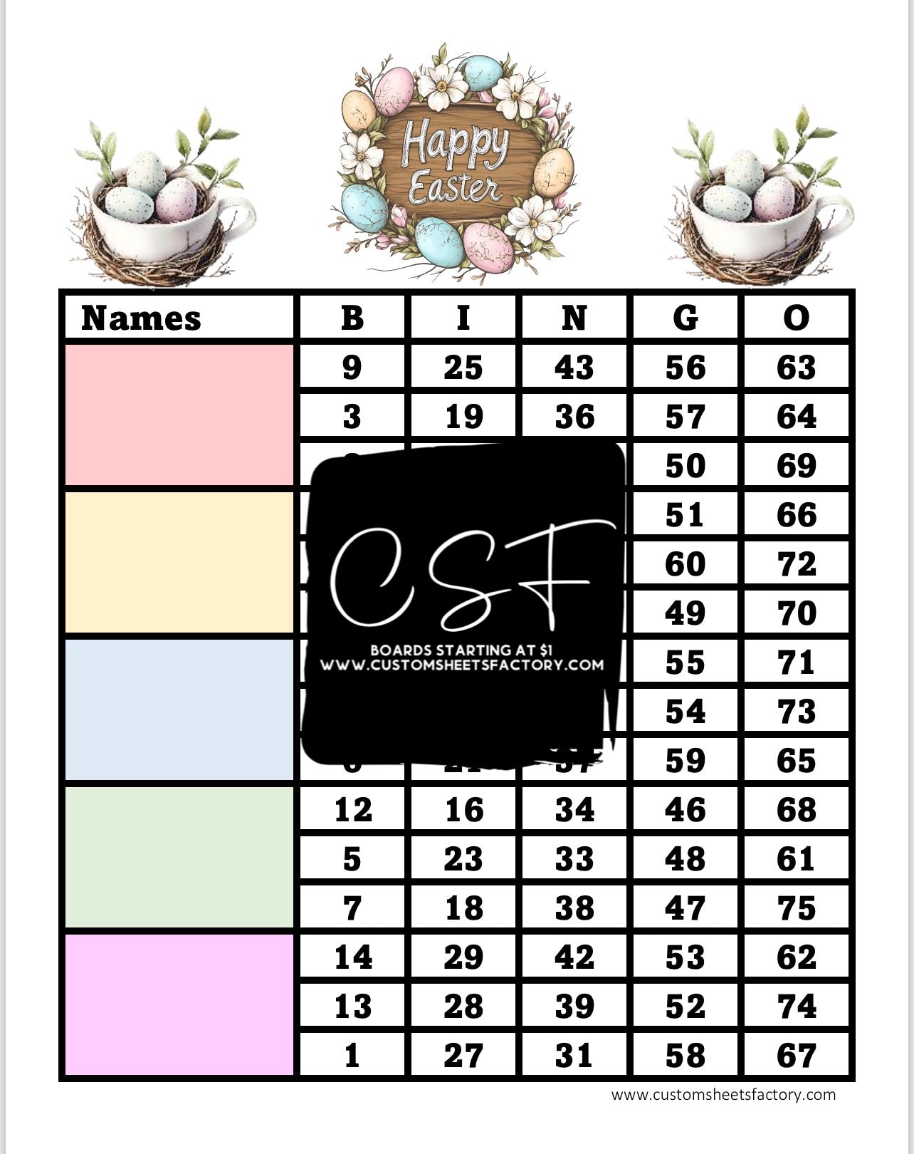 Happy Easter - Various Designs