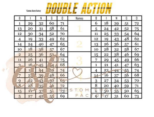 Double Action Block - 5 blocks - 75 ball x2 - Mixed