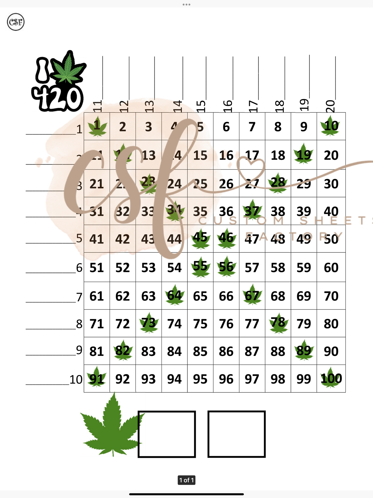 Weed Grid - 100 ball