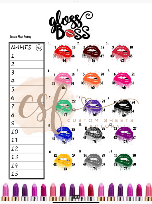 Gloss Boss - Clipart - 75 ball