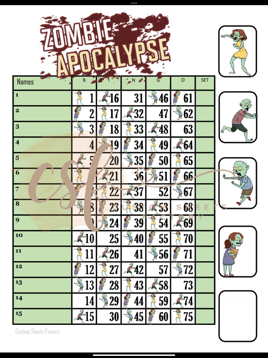 Zombie - 15 line - 75 ball