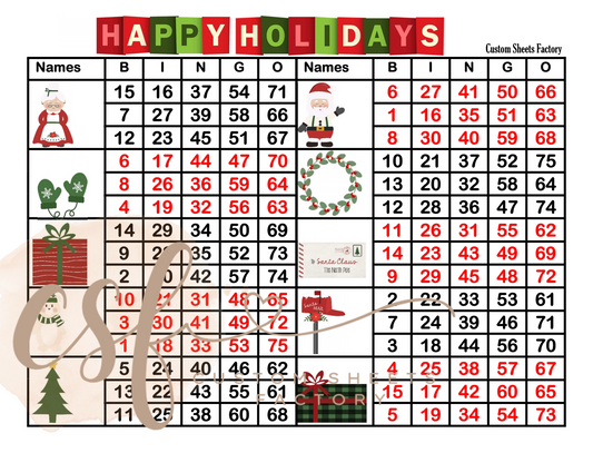 Christmas - 10 block - 75 ball x 2