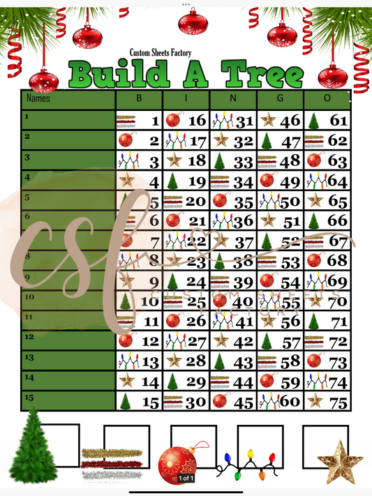 Build a Tree - 15 line - 75 ball