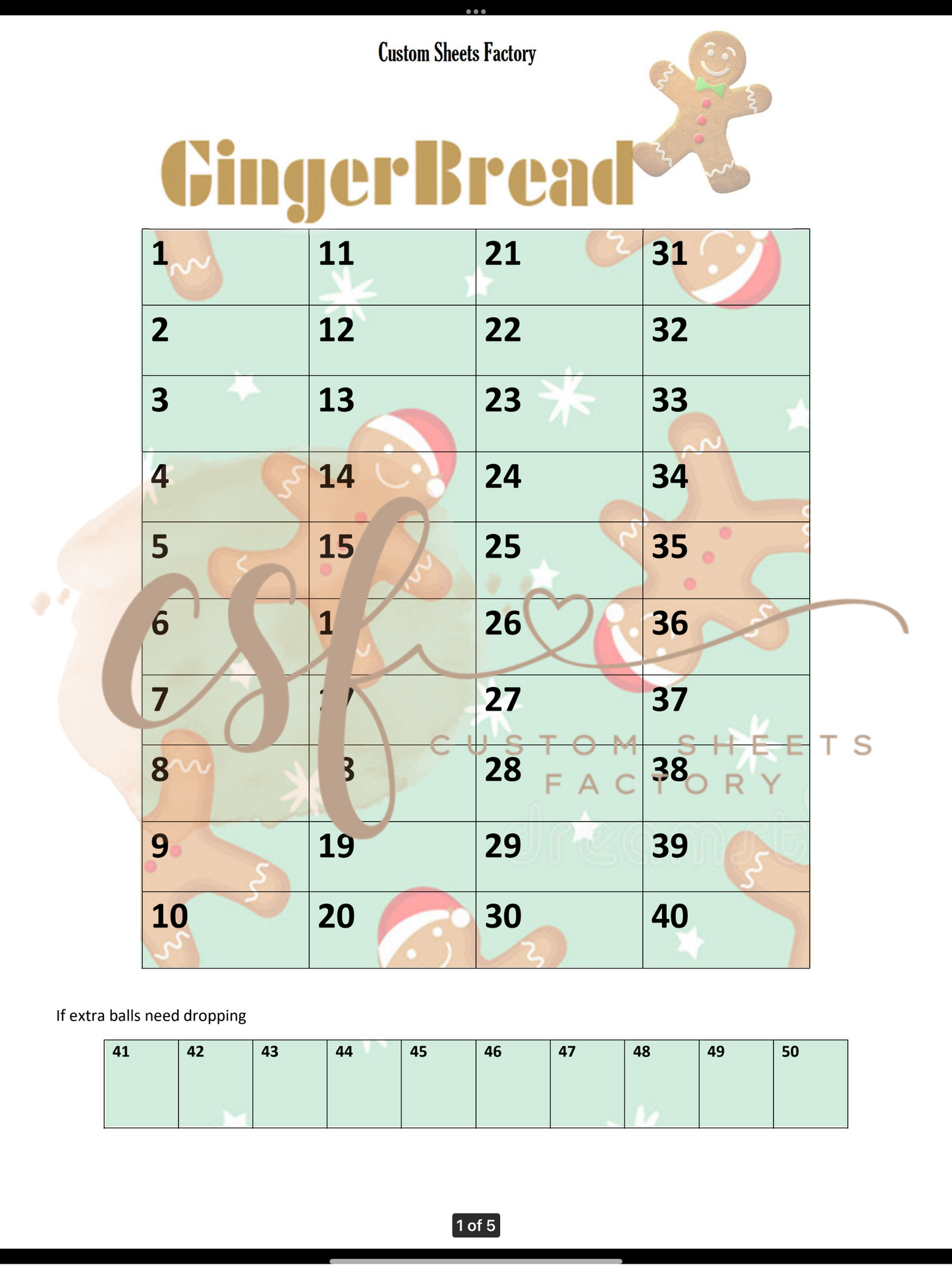 Gingerbread Holders