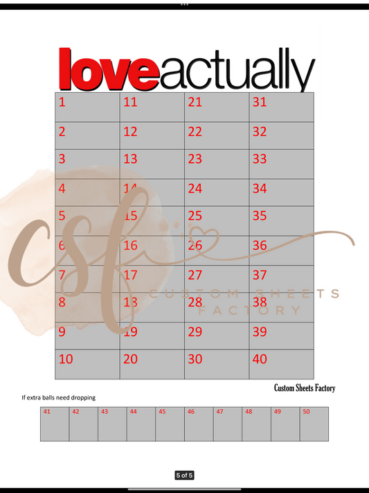 Love Actually Holders