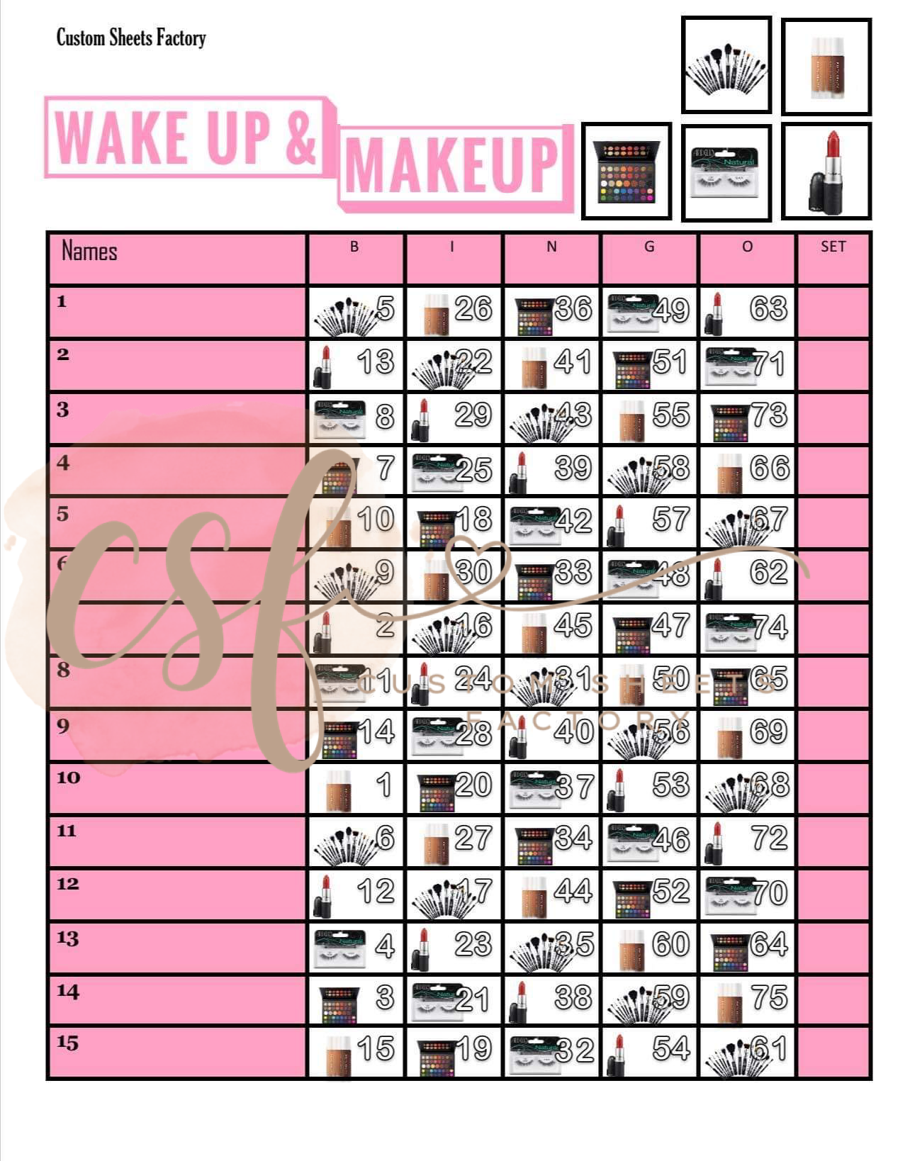 Wake up & Make up