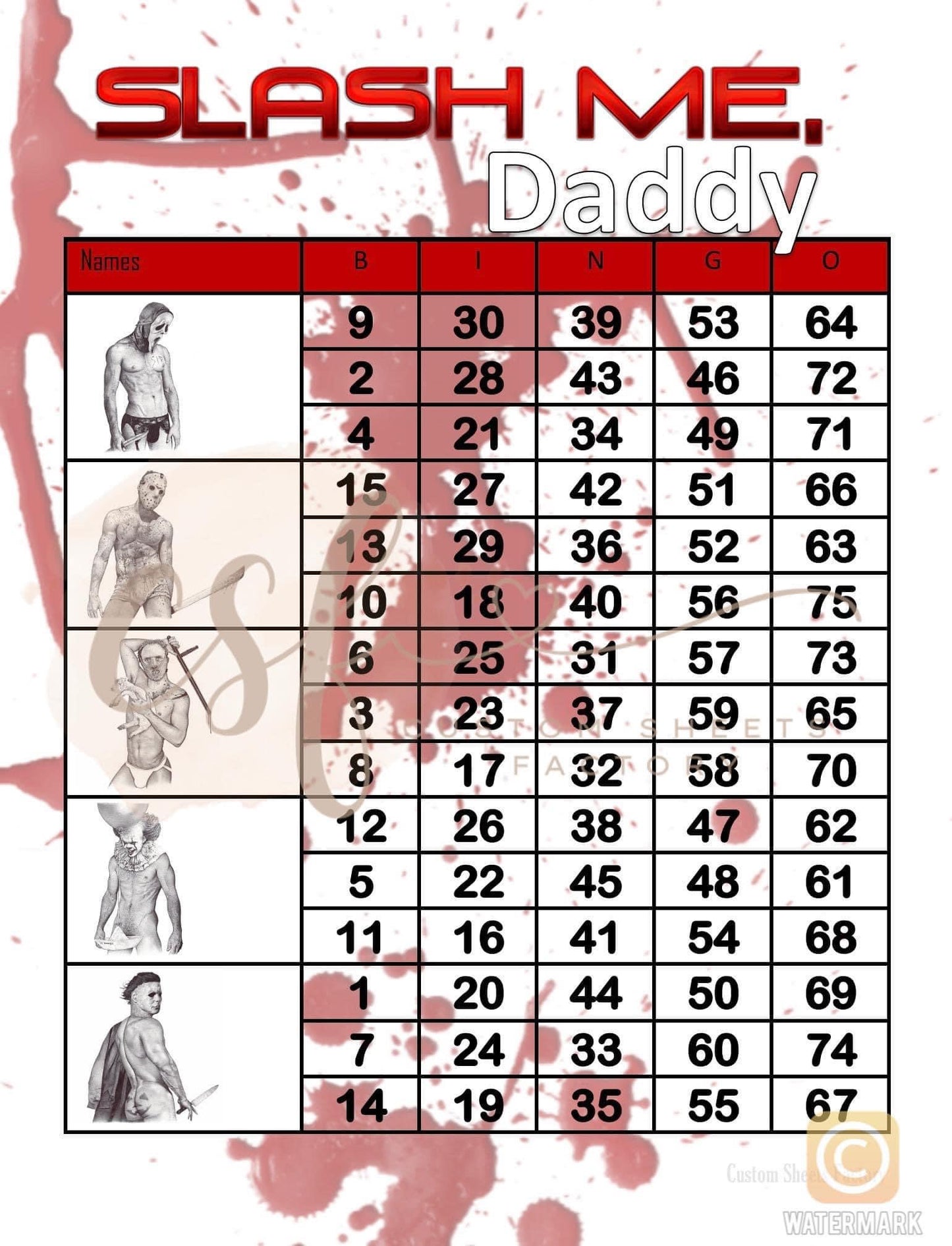 Slash me Daddy - 5 Block - 75 Ball