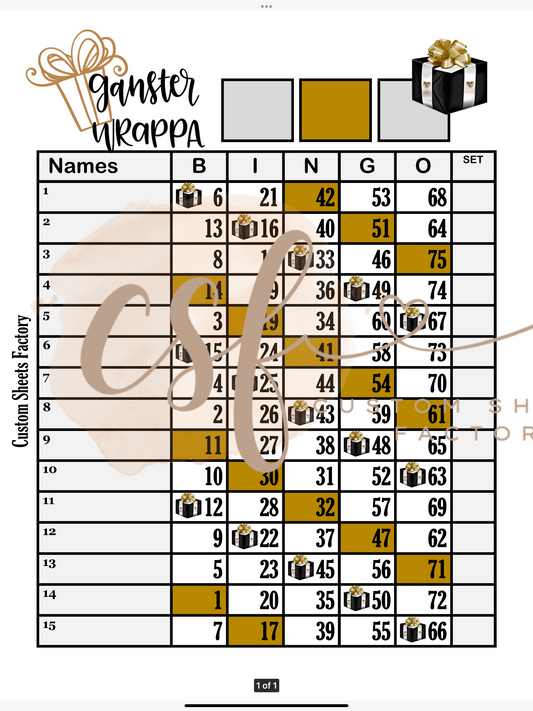 Ganster Wrappa - 15 Line - 75 Ball