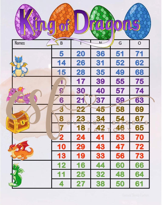 King of Dragons - 5 Block - 75 Ball