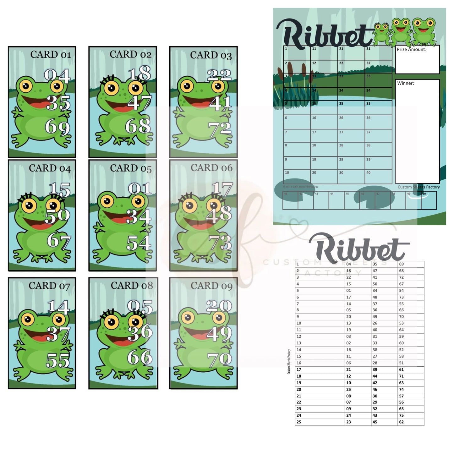 Ribbet Holder Set