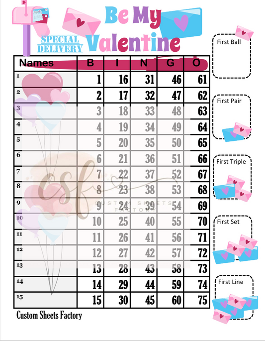 Be my Valentine - Sets - 15 Line